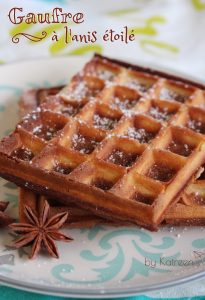 gaufre à l'anis étoilé