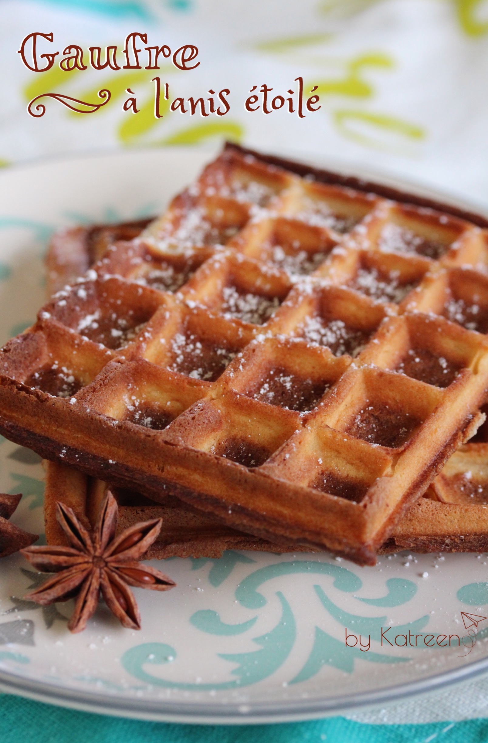 gaufre à l'anis étoilé