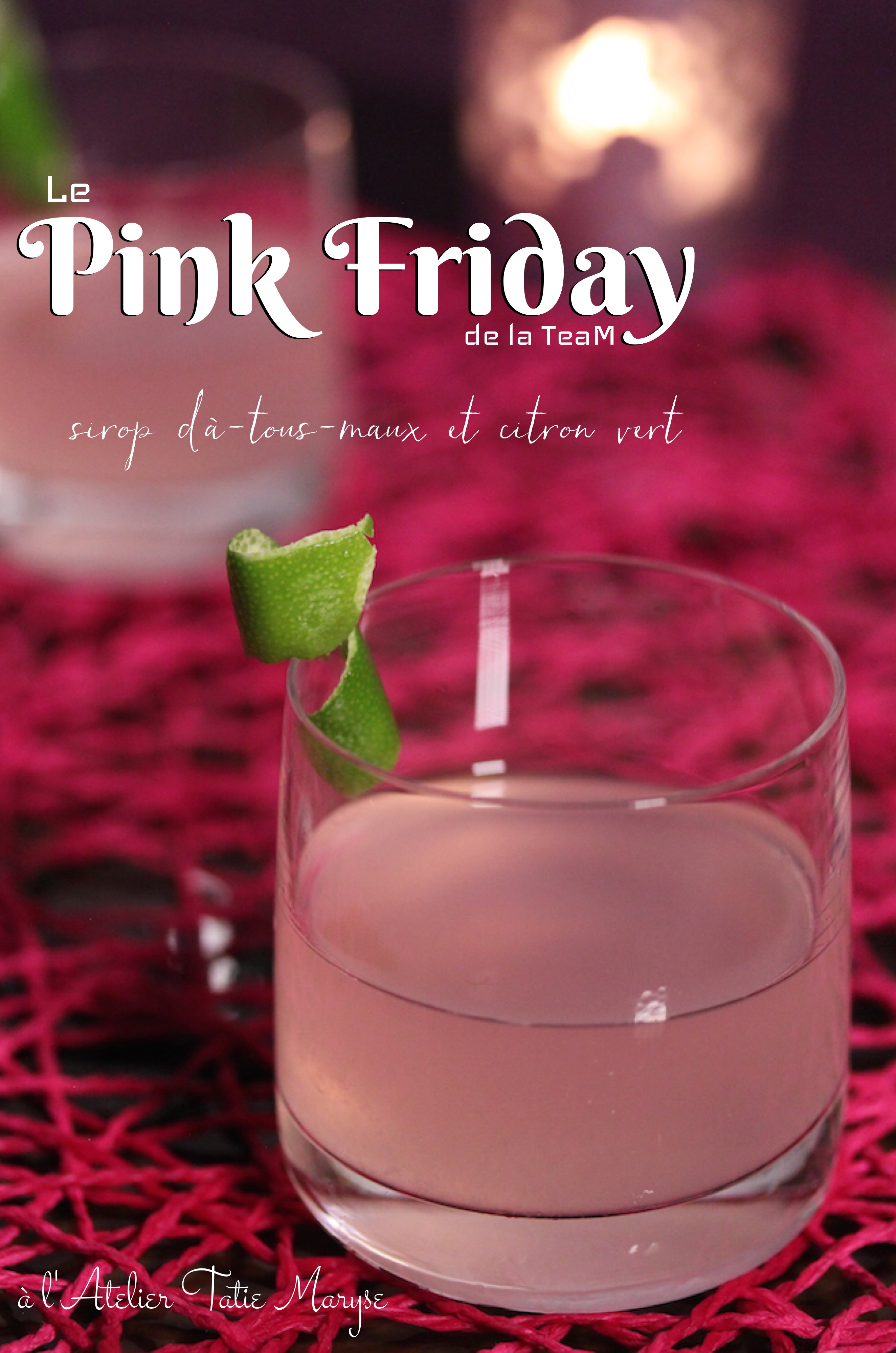 cocktail Pink Friday recettes pour séduire
