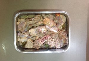 Fricassée de coq à la bière