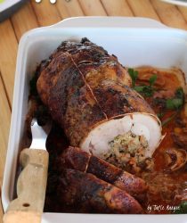 Cuisse de dinde farcie au lambi