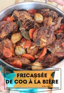 Fricassée de coq à la bière