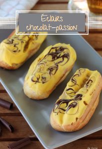 Eclairs chocolat passion Martinique