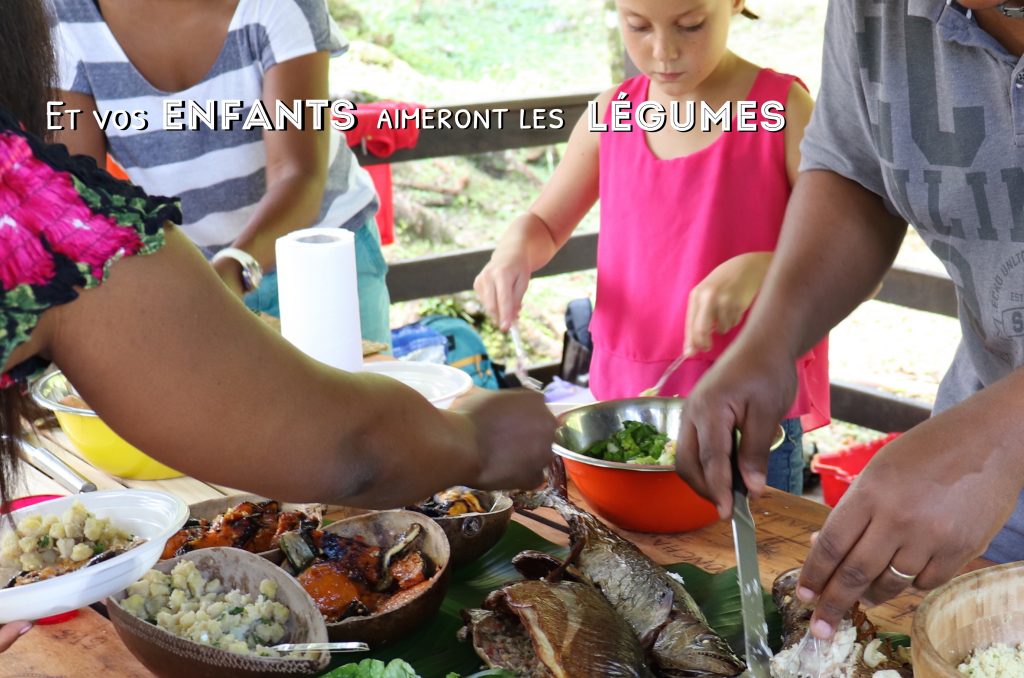 enfants aiment les légumes