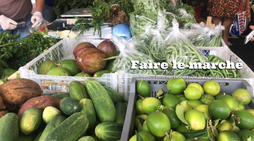 légumes au marché