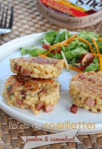 palets de coquillettes jambon fromage