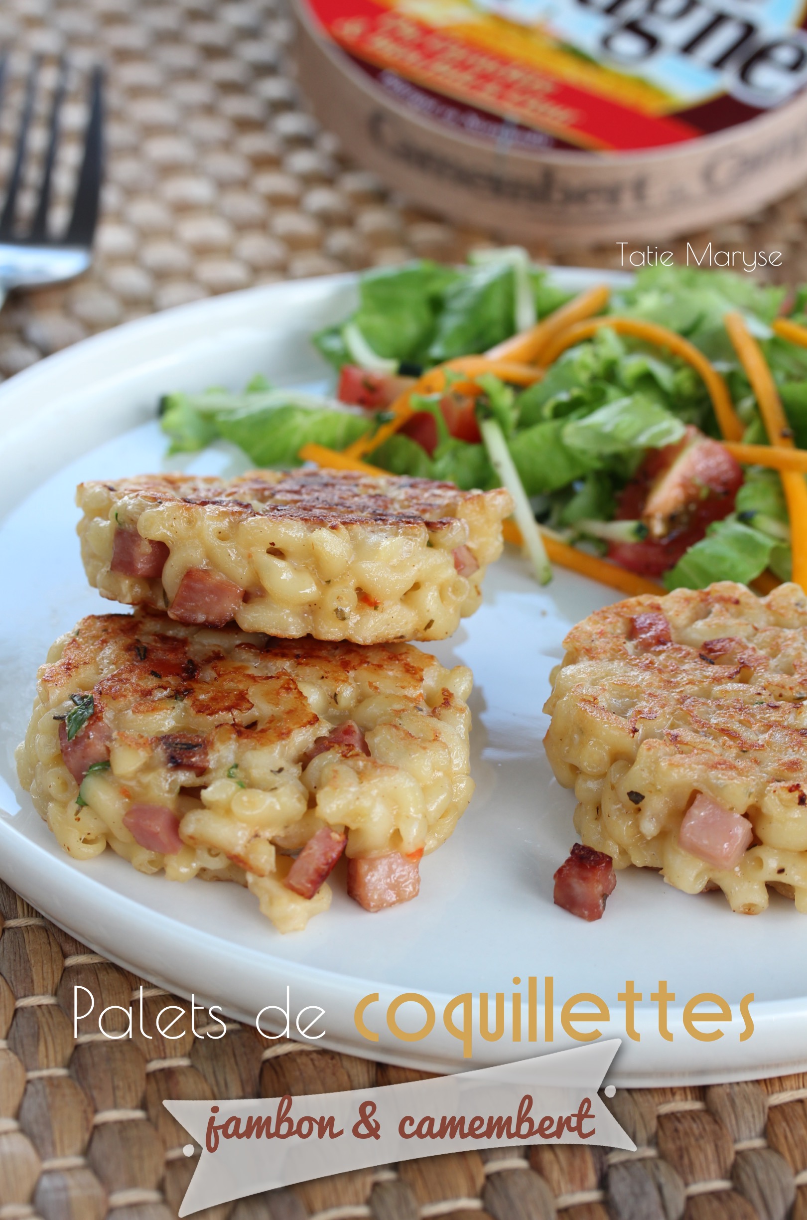 recettes d'enfance palets de coquillettes jambon fromage