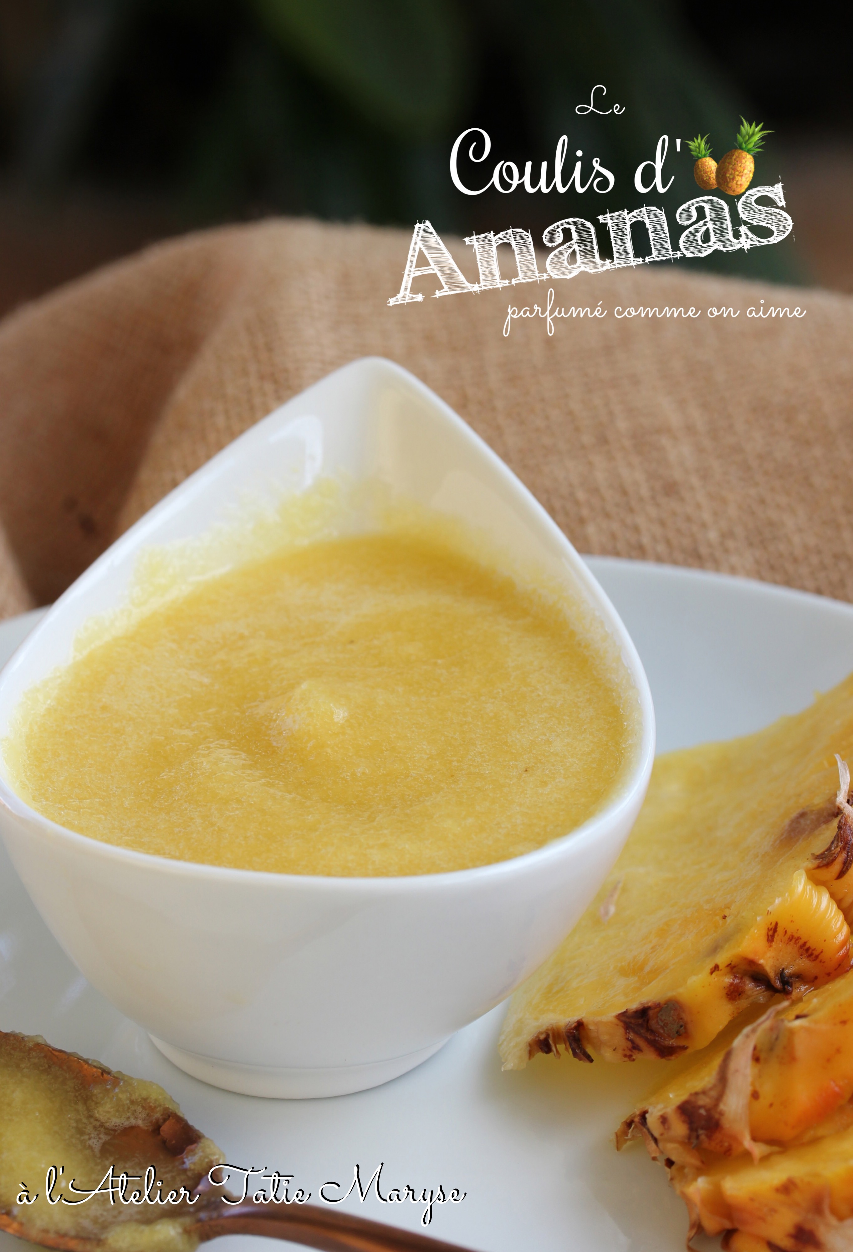 coulis d'ananas