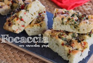 focaccia aux aromates pays Antillaise