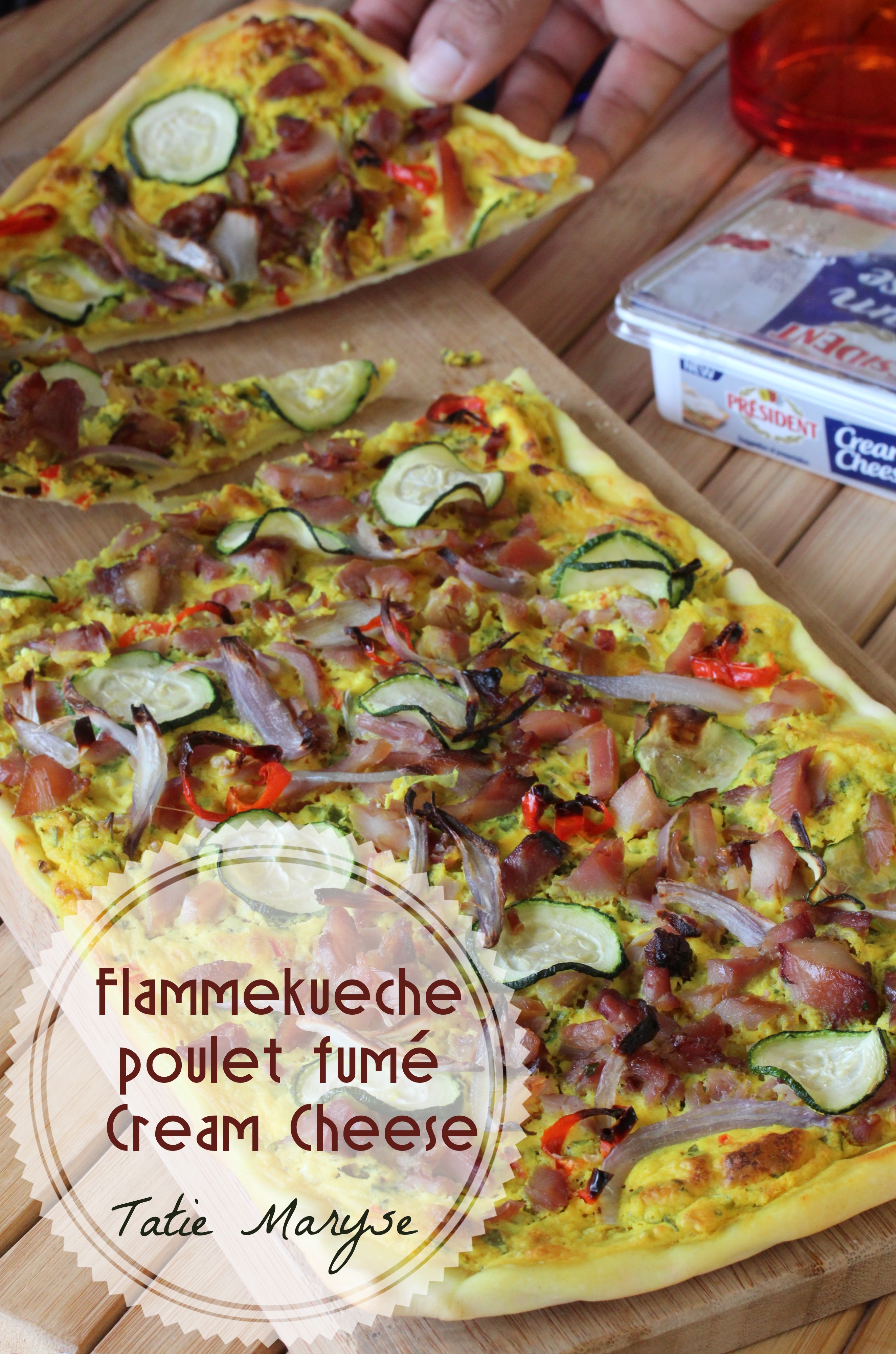 Flammekueche à l'antillaise