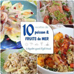 10 recettes de fruits de mer et poisson