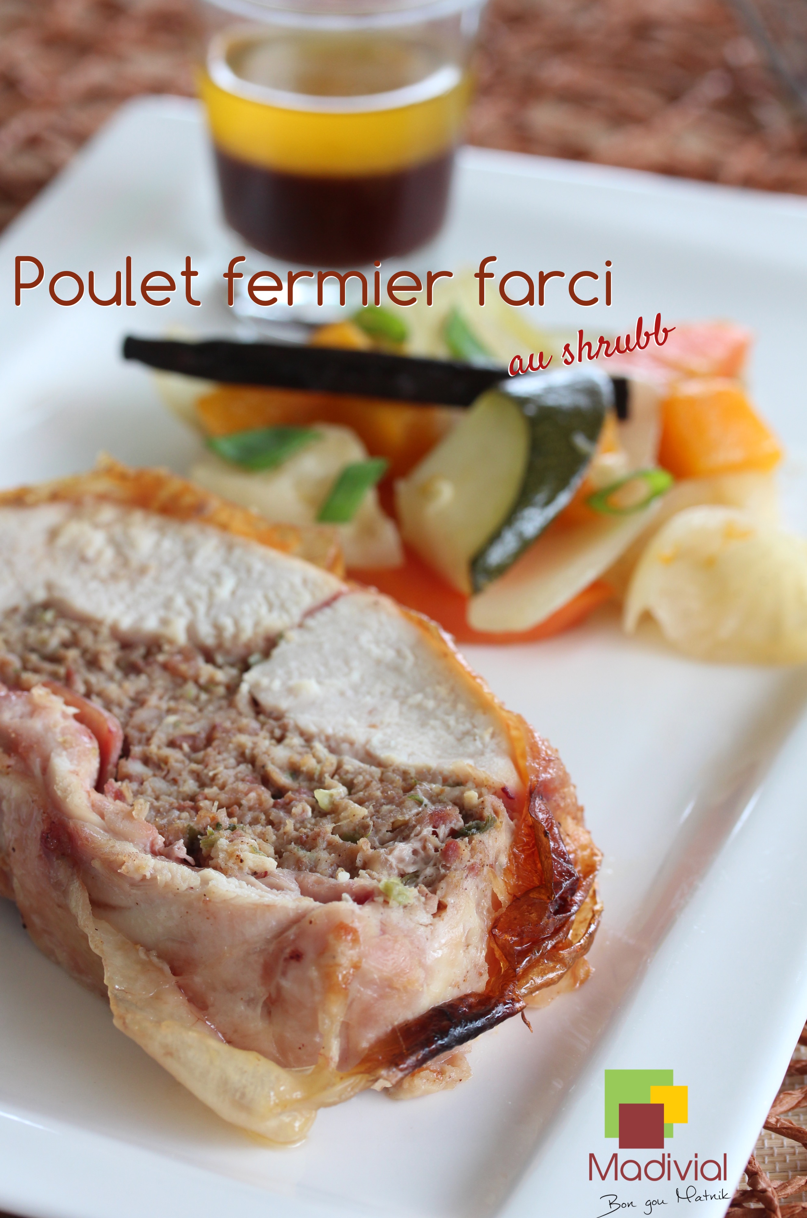 poulet fermier farci Madivial