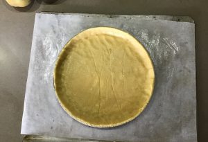 Tarte mangue-basilic