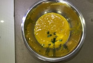 Tarte mangue-basilic