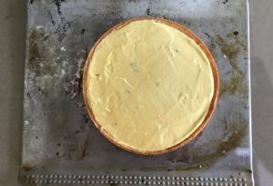 Tarte mangue-basilic