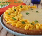 Tarte mangue-basilic