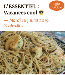 Atelier vacances 2019