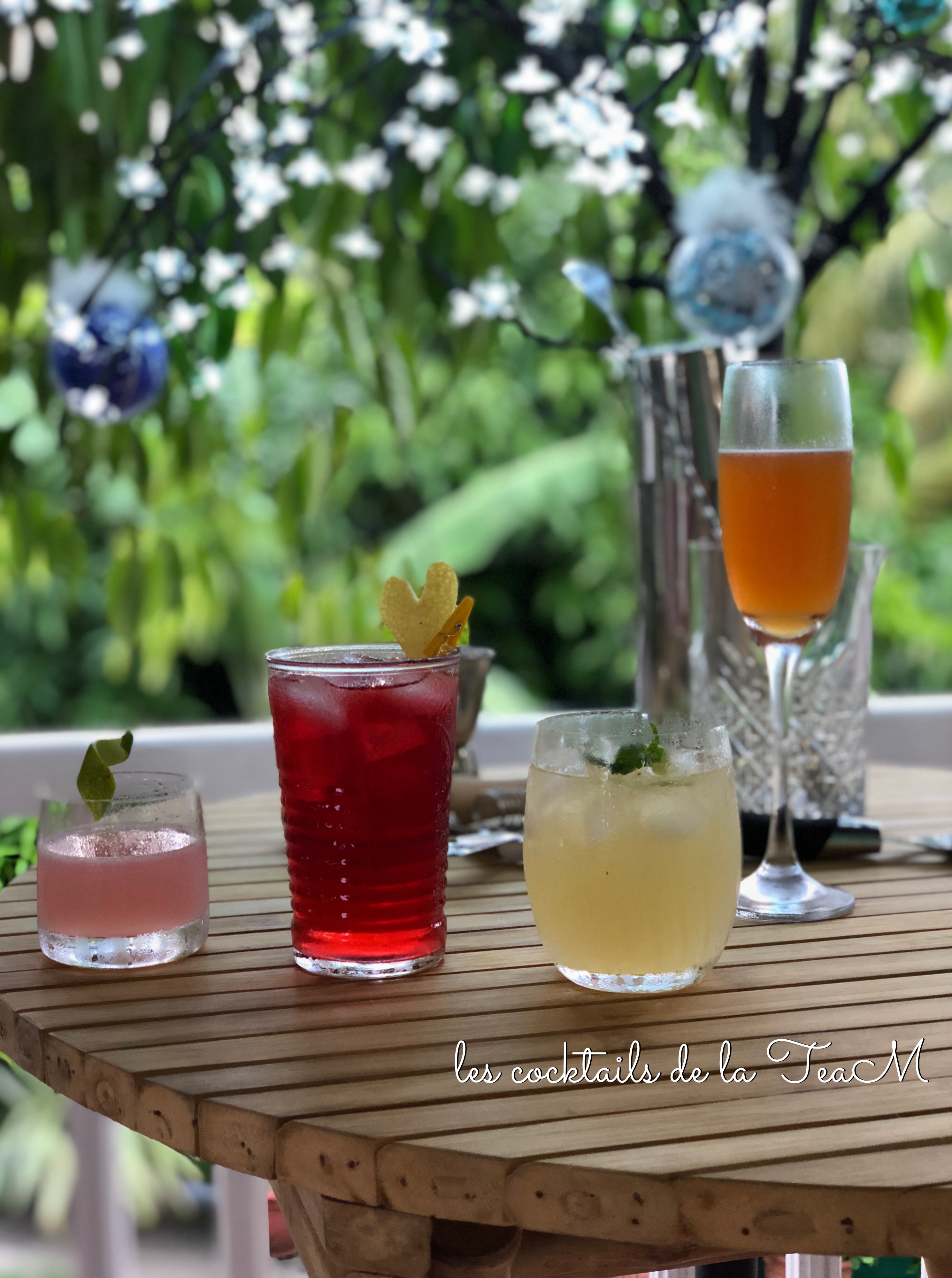 ustensiles pour cocktails