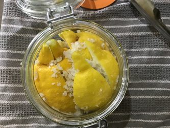 citrons confits au gros sel