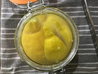 citrons confits au gros sel