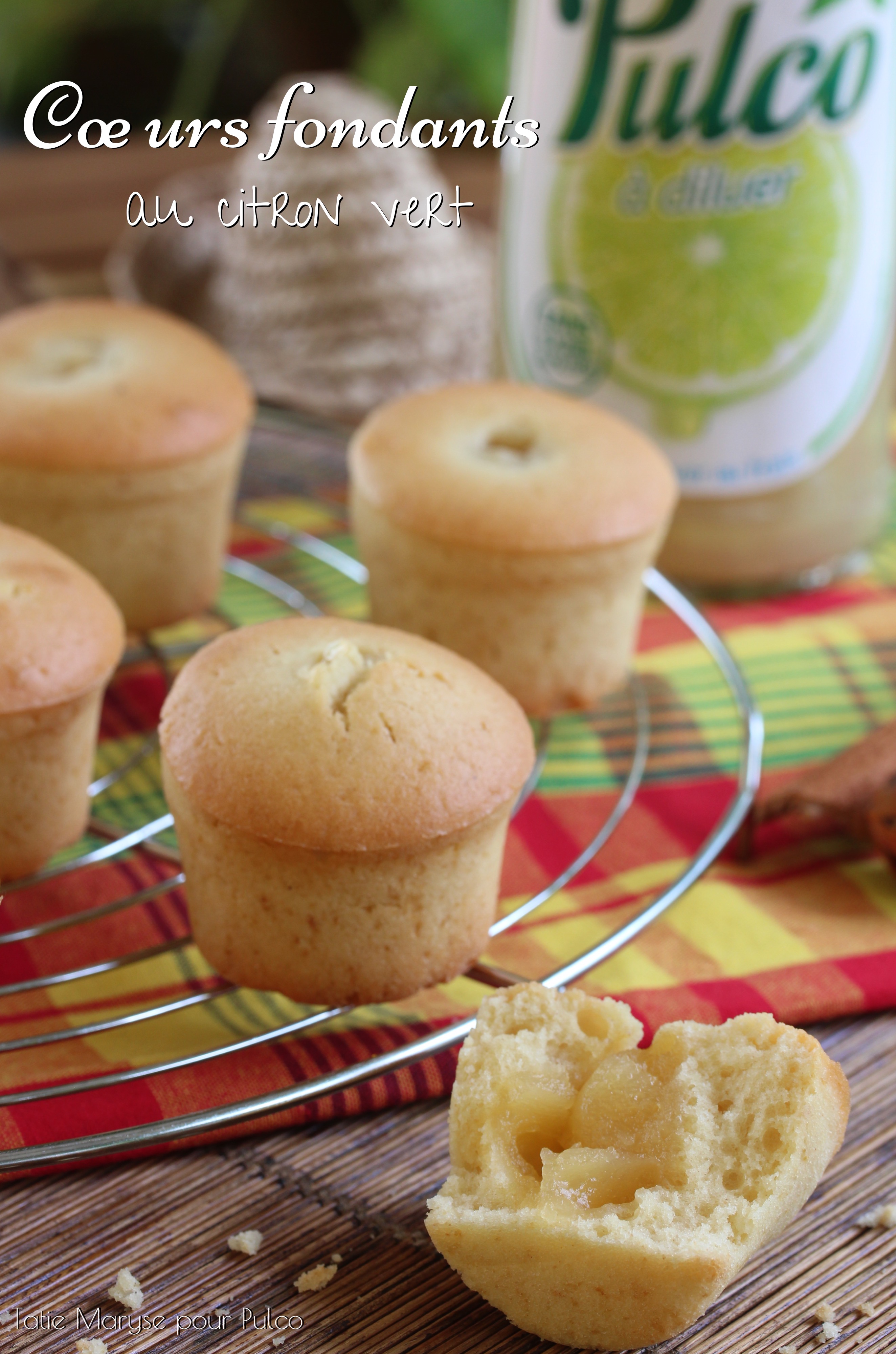 Cœurs fondant au citron vert PULCO