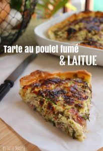 tarte poulet laitue martinique