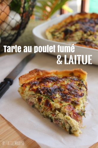 tarte poulet laitue martinique