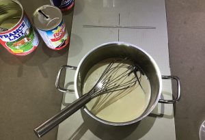 Crème glacée vanille éclats de caramel de lait