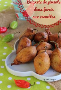 Beignets de piments doux farcis aux crevettes