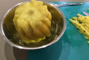 ananas rôti au shrubb Martinique