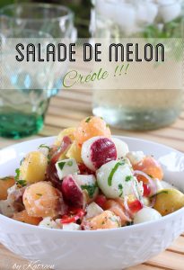 salade de melon créole antillaise