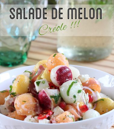 Recette de SALADE de MELON créole de Katreen