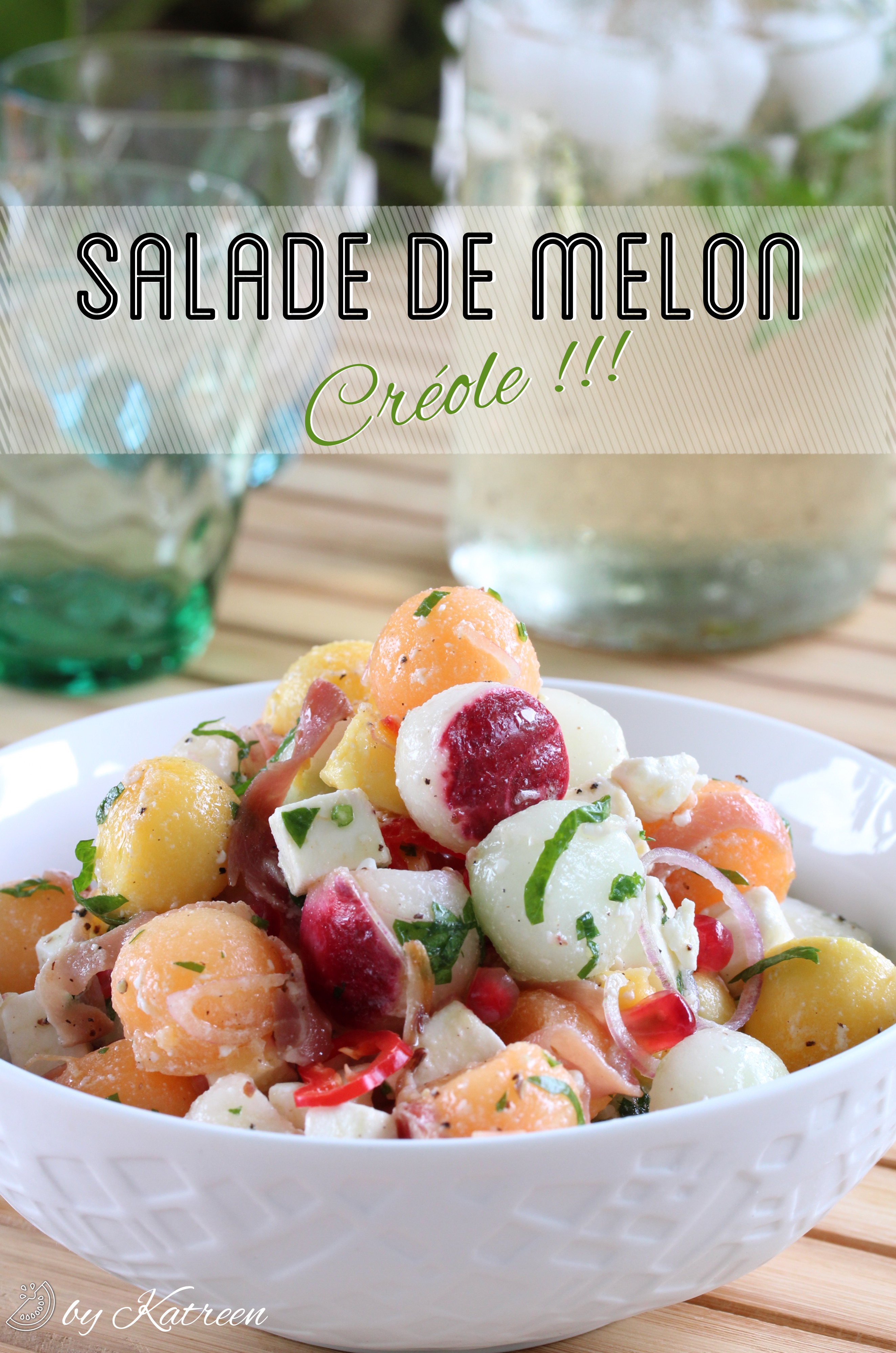 salade de melon créole antillaise