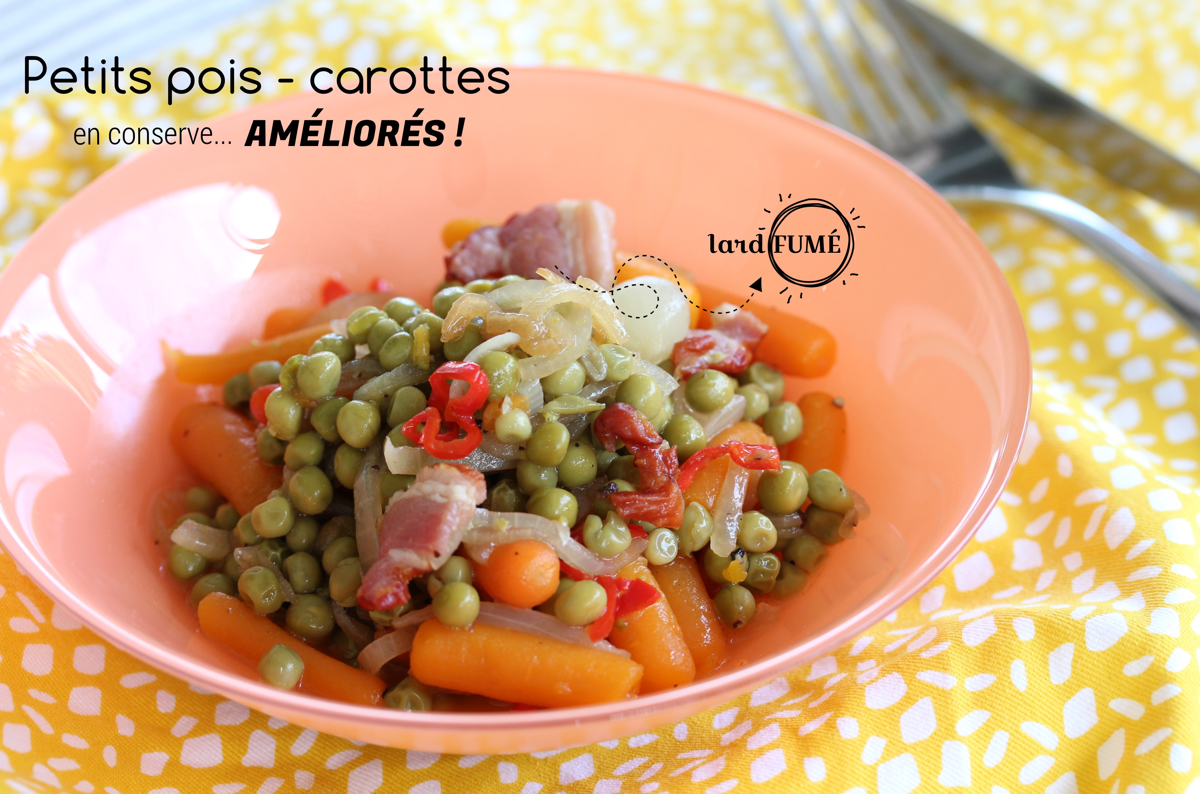 petits pois carottes donner du goût aux conserves