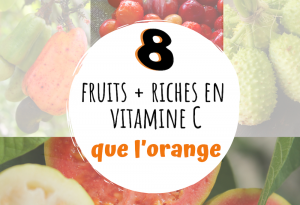 fruits contenant plus de vitamine C que l'orange