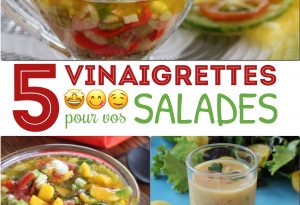 5 vinaigrettes pour salades