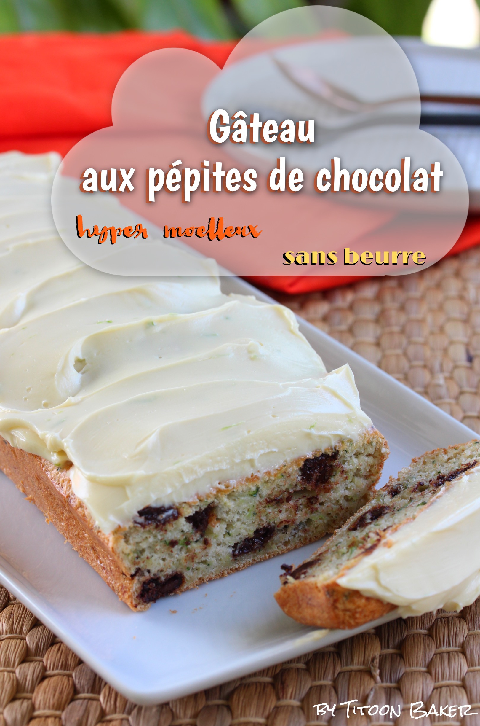 gâteau sans beurre courgette chocolat