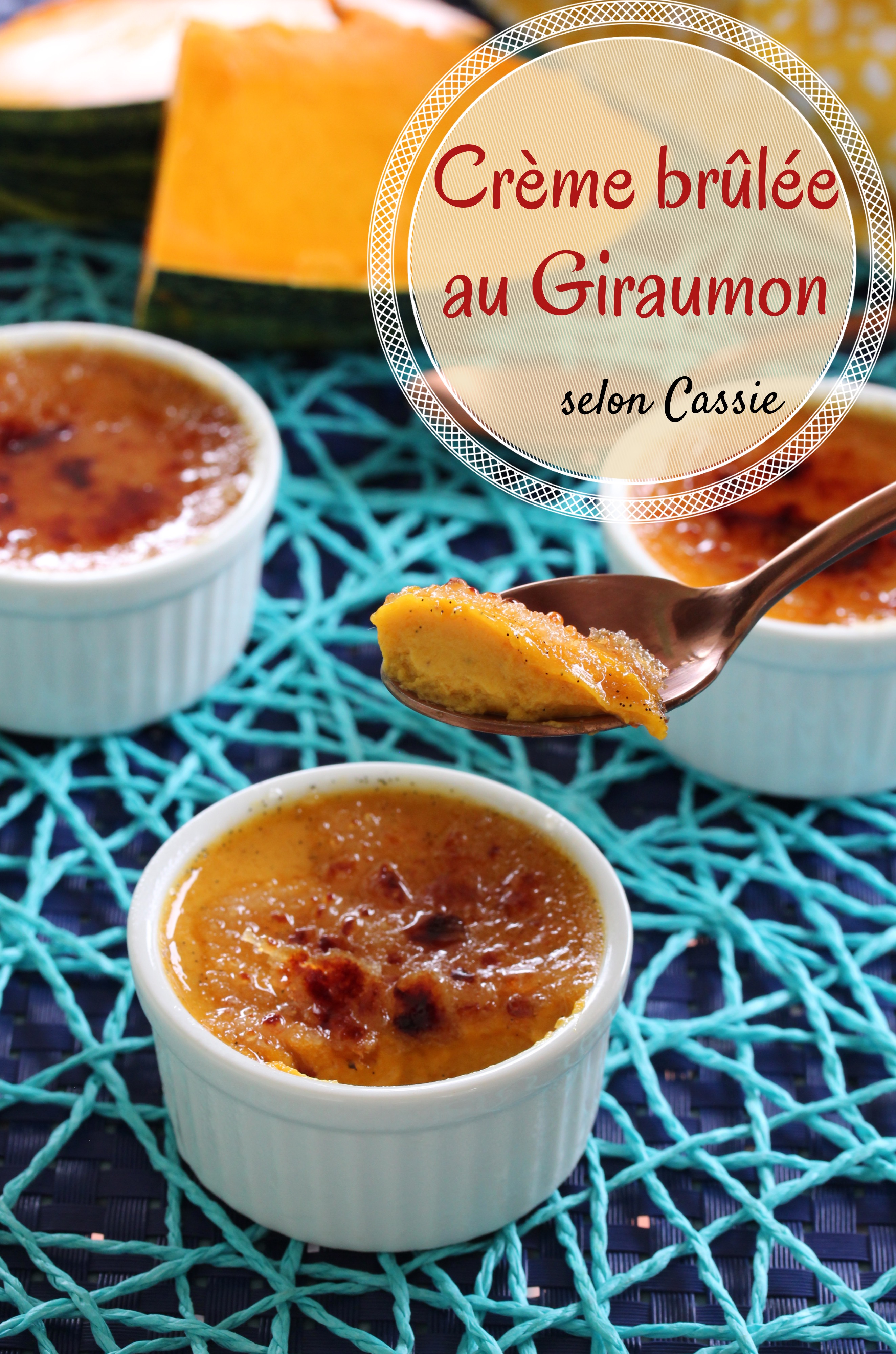 crème brulée au giraumon