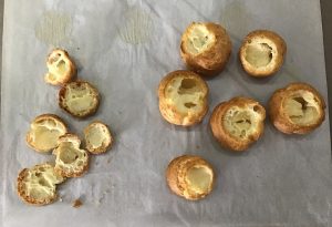 choux crème de marlin et piments doux