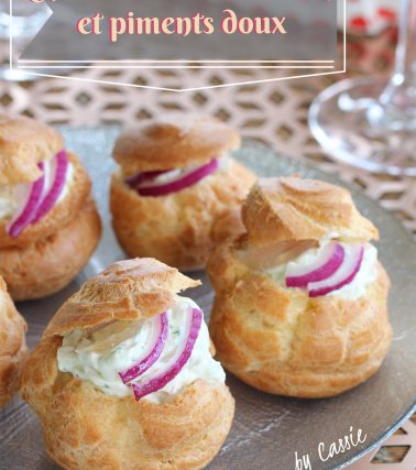 Recette des CHOUX crème de MARLIN et piments doux, selon Cassie