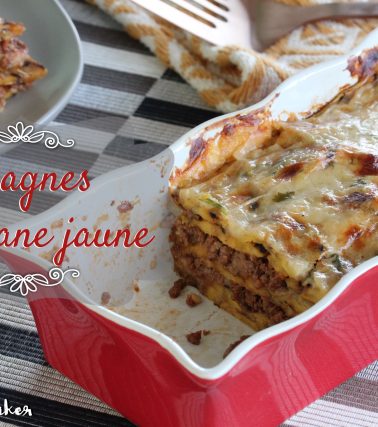 Recette des LASAGNES de BANANE jaune au bœuf - by Titoon