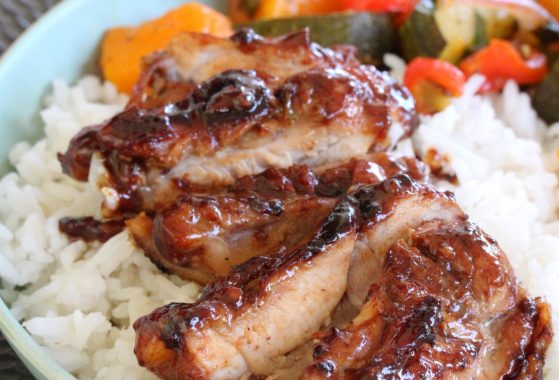 Poulet teriyaki créole