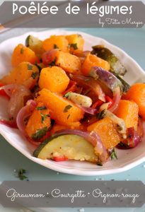 poêlée de légumes créole cuisson des légumes