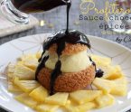 Profiterole sauce chocolat épicée