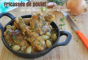 fricassée de poulet au vin blanc