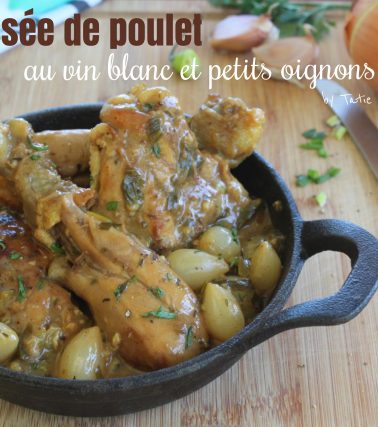 Recette de la FRICASSÉE de POULET aux OIGNONS - Tatie Maryse