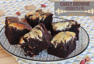 Cakey Brownie marbré