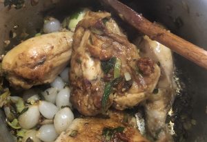 fricassée de poulet créole