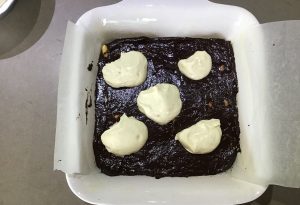 Cakey Brownie marbré