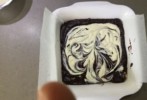 Cakey Brownie marbré